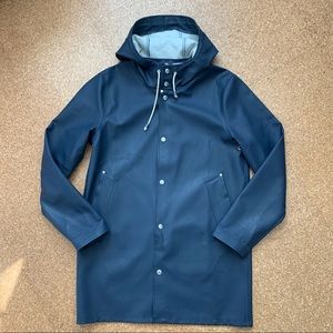 Stutterheim Stockholm raincoat, navy, unisex size XS